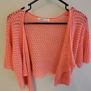 Coral cardigan